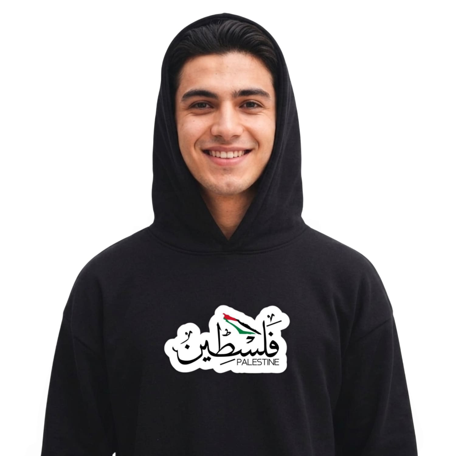 Sweatshirt Shirt Palestine From Cotton Egyptian Printed Modern