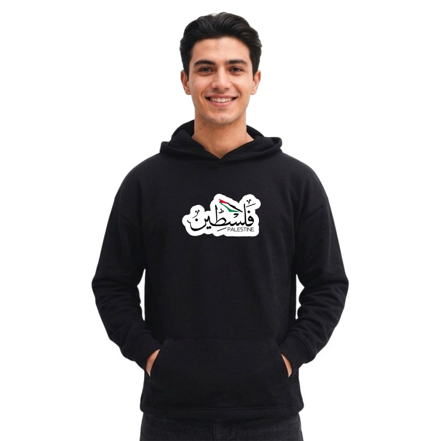 Sweatshirt Shirt Palestine From Cotton Egyptian Printed Modern